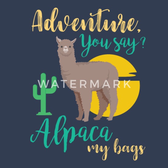 Llama Holiday Alpaca My Bags Sports Drinks Water Bottle 