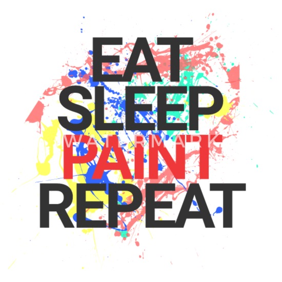 Details about   EAT SLEEP DECORATE REPEAT T-Shirt Paint Plasterer Decorating DIY Tradesman Gift