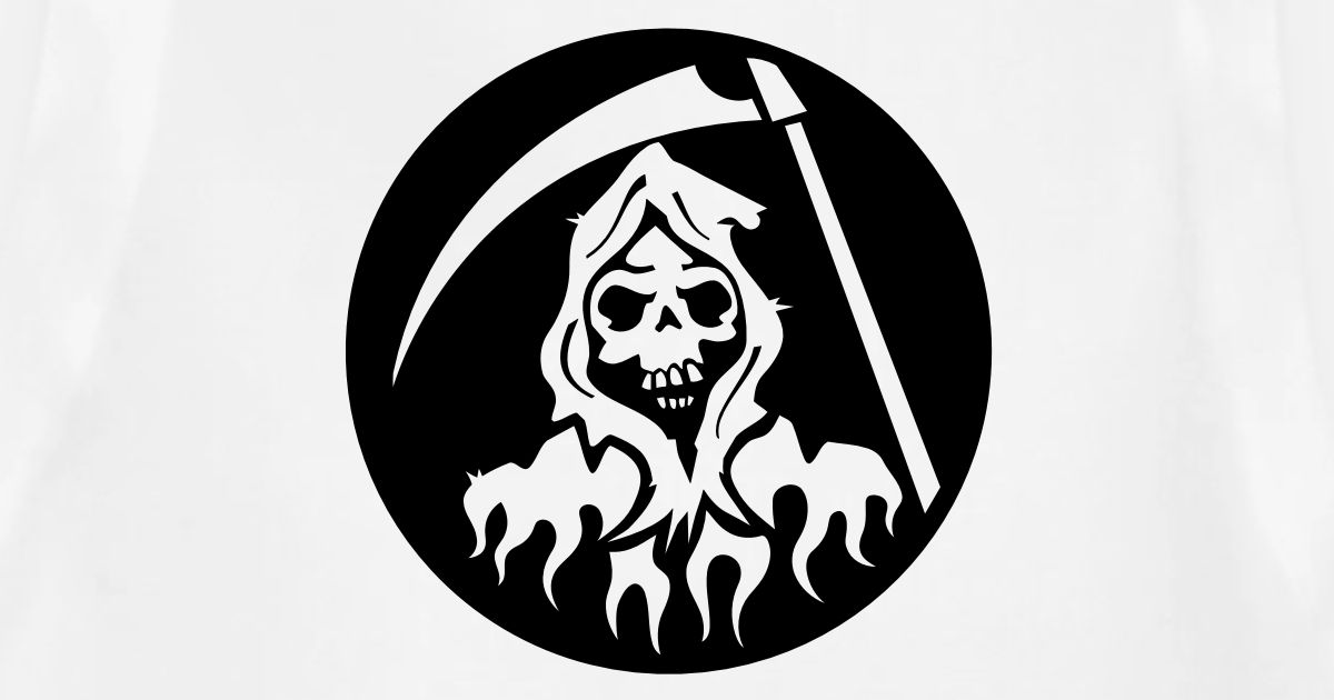 Skeleton Grim Reaper The Soul Taker With His Apron Spreadshirt