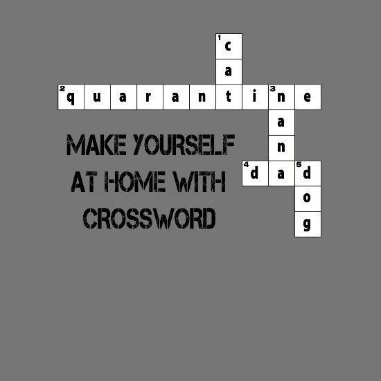 Secret crossword clue' Apron | Spreadshirt