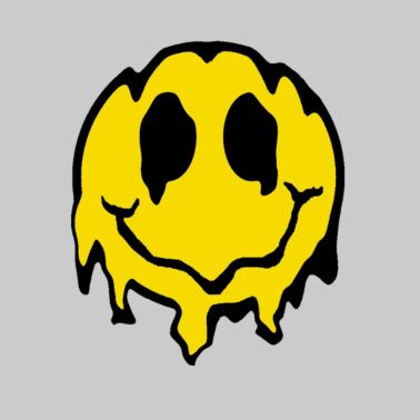 Melting Acid Smiley Face Men's Premium Tank Top | Spreadshirt
