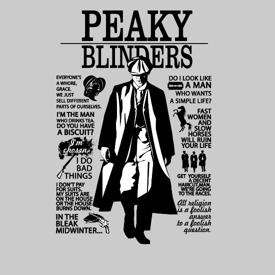 Tommy Shelby Quotes Men S 50 50 T Shirt Spreadshirt