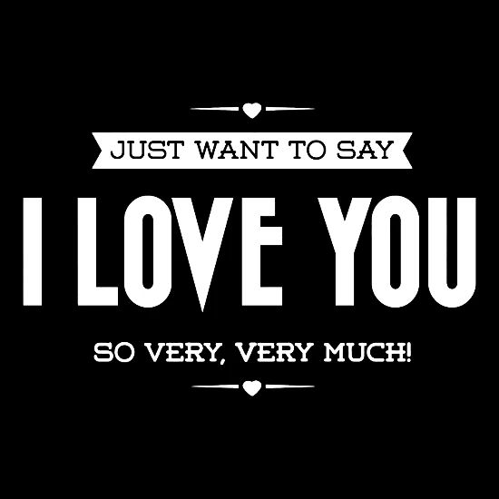 Just Want To Say I Love You Men S Ringer T Shirt Spreadshirt