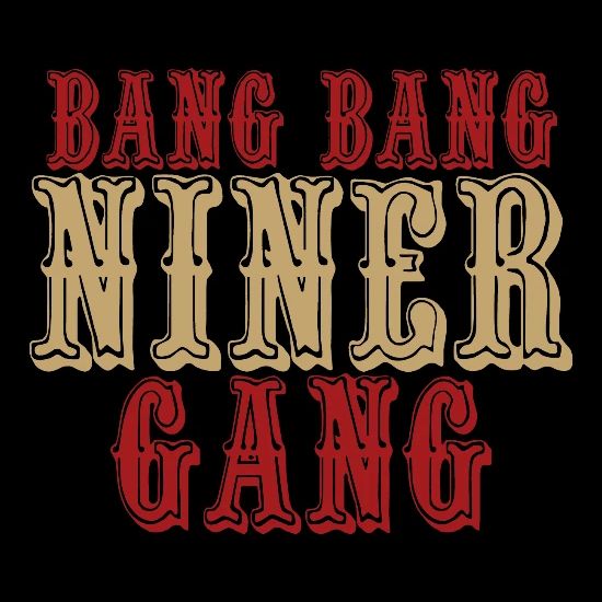 Bang Bang Niner Gang Baseball Cap Spreadshirt