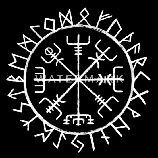 Viking Protective Runes Bodysuits helm of awe Baby Grow 