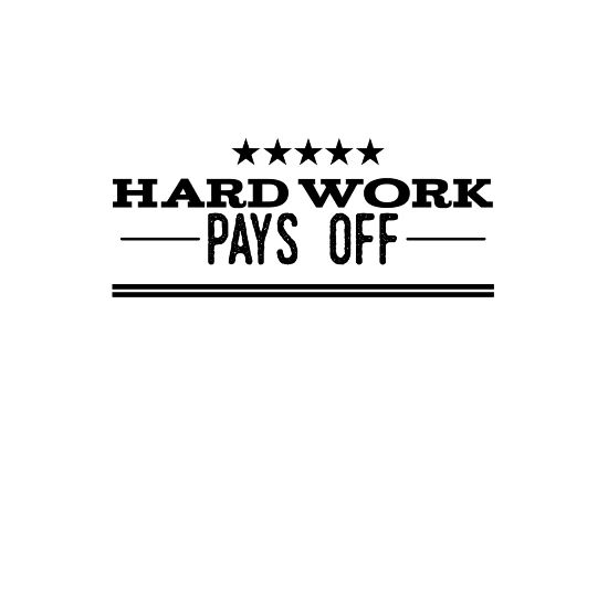 Hard Work Pays Off Enamel Mug Spreadshirt