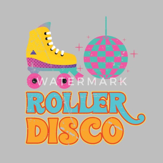 Retro Vintage 70 S Roller Skate Disco Costume Easy Shirt Kids Tri Blend T Spreadshirt - Diy Roller Disco Costume