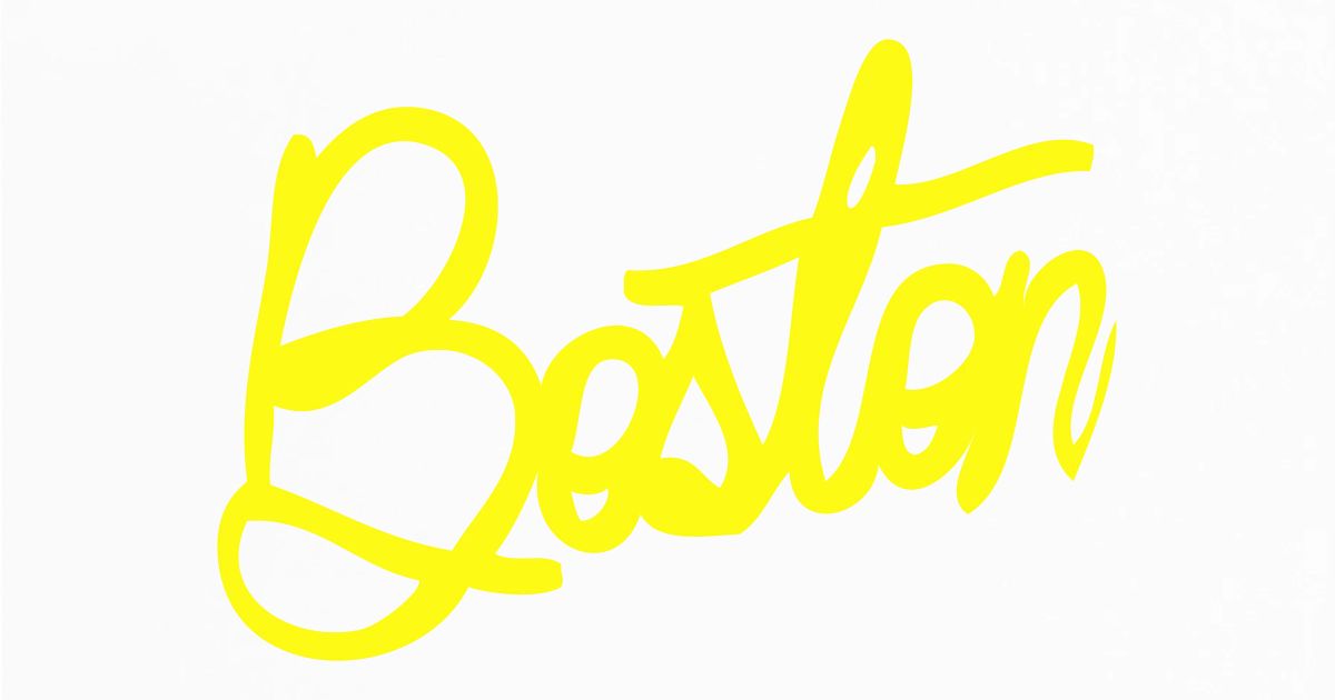 Boston Cursive Cute Apparel Iphone X Case Spreadshirt