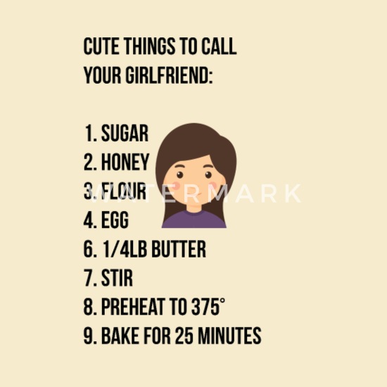 What to call your girlfriend