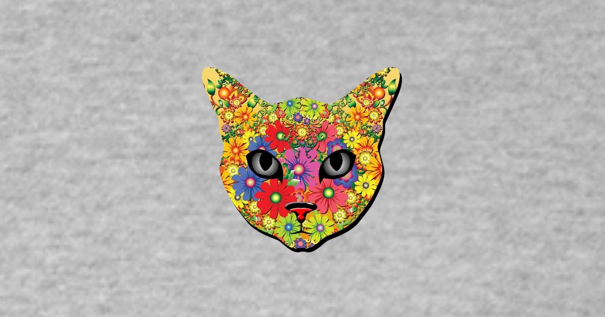 Funny Cats Breed Flowers Head Gift Ideas Men S Pique Polo Shirt Spreadshirt