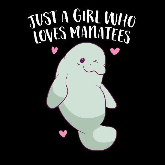Just A Girl Who Loves Manatees Cute Manatee Girl Artisan Apron Spreadshirt
