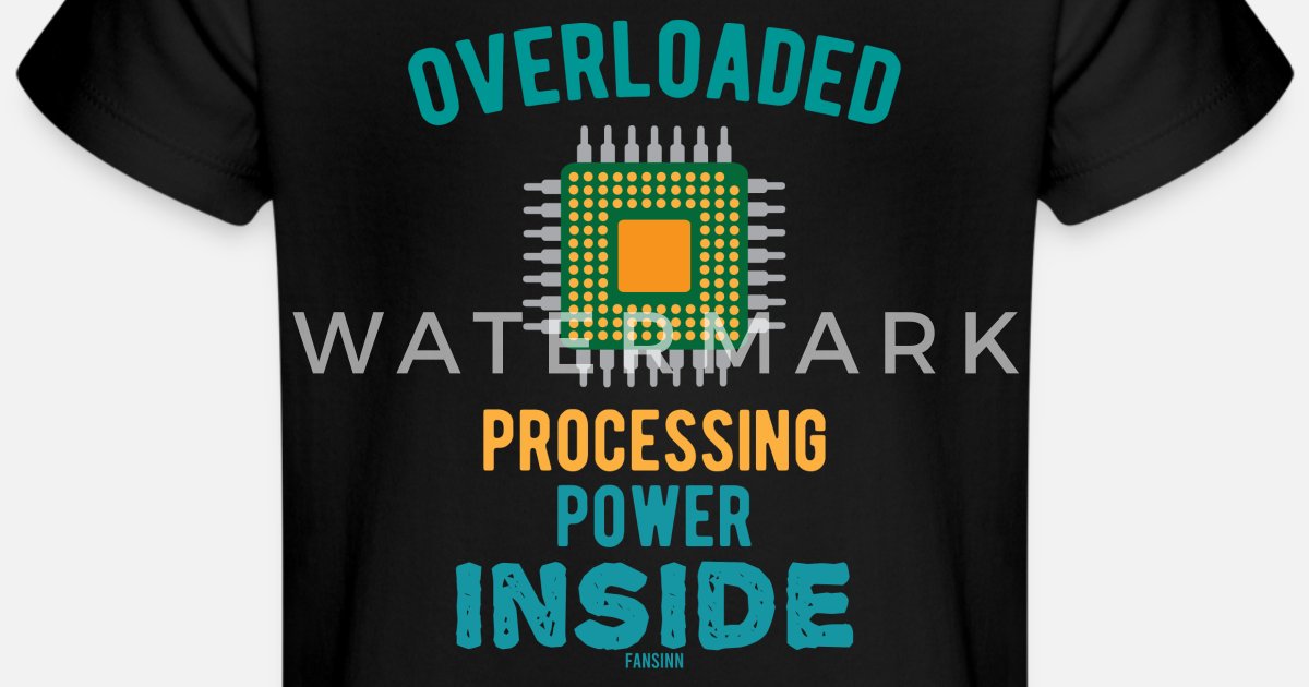 Power On Computer Geek Children's Kids T Shirt 