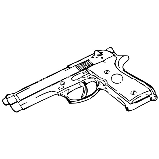 Beretta Firearms Gun Rifle Military Pistol Italian Flag Logo White T-shirt 