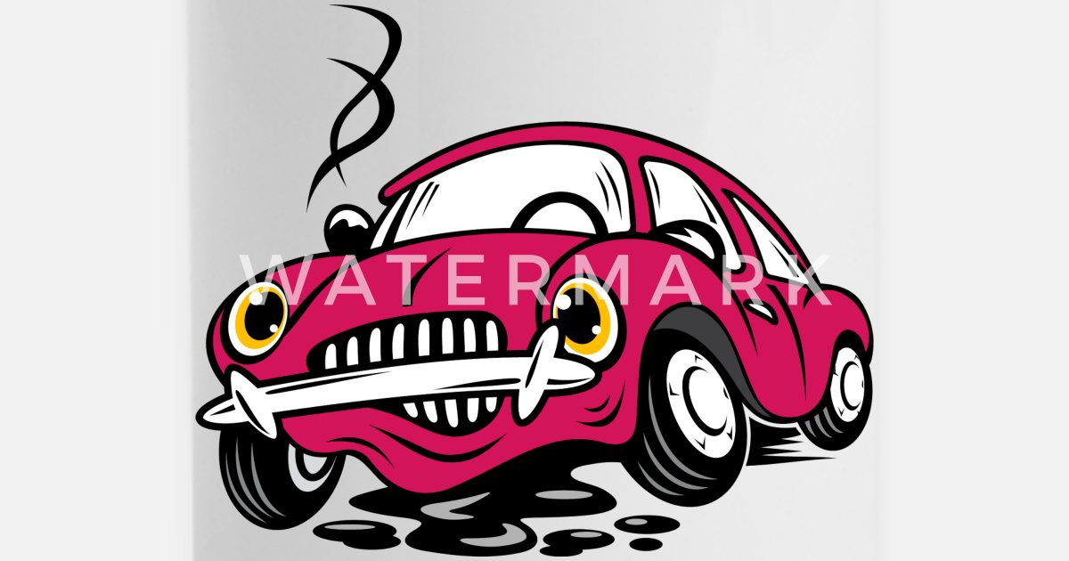 Broken Old Cartoon Car' Insulated Stainless Steel Water Bottle | Spreadshirt