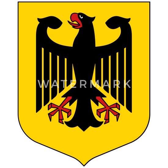 The coat of arms of Germany German Eagle Flag Bundesadler Sweatshirt Hoodie