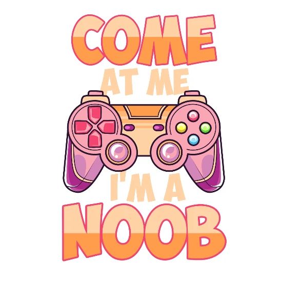 Esports Gamer I M A Noob Video Games Face Masks Spreadshirt