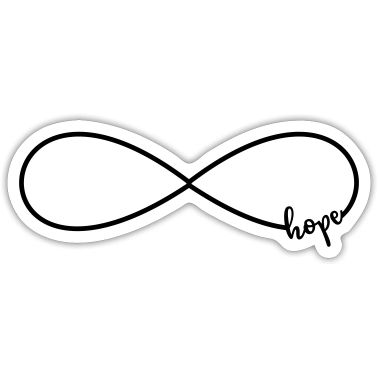 'Two Hearts Infinity Sign Infinite Love Symbol' Sticker | Spreadshirt