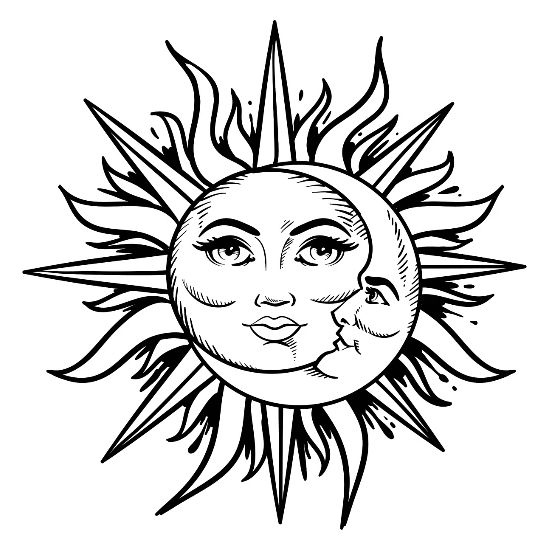 Sun And Moon The Sun Heals Me The Moon Feels Me Adjustable Contrast Face Mask Small Spreadshirt
