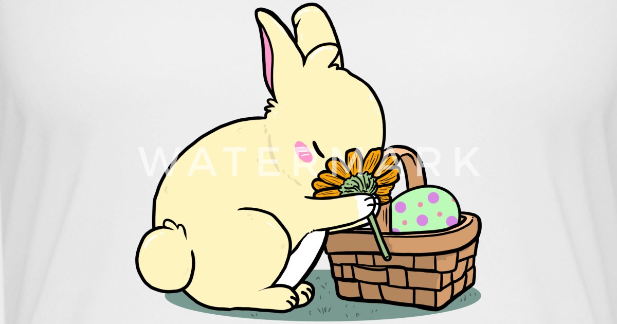 Cute Cartoon Kawaii Funny Easter Bunny Gift Ideas' Women's Performance  Racerback Tank Top | Spreadshirt
