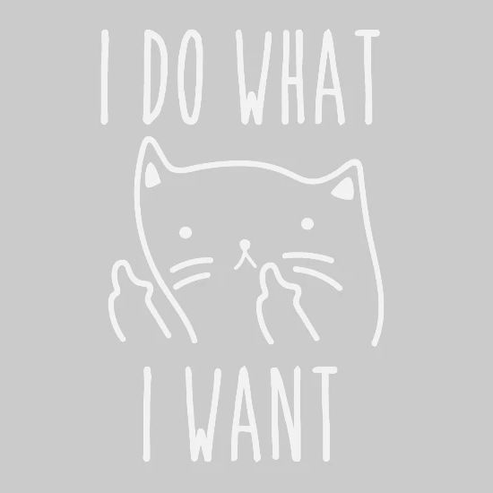 I Do What I Want Fuckfinger Cat Meme Pet Funny Men S Longsleeve Shirt Spreadshirt