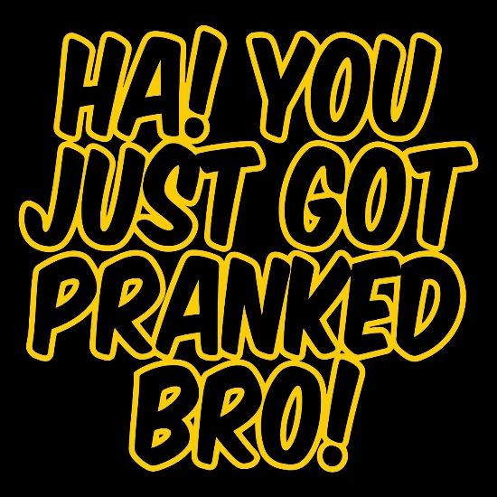 Gift Idea Ha You Just Got Pranked Bro Men S Zip Hoodie Spreadshirt