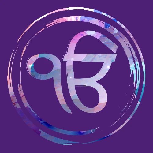 Watercolor Ek Onkar / Ik Onkar symbol Men's T-Shirt | Spreadshirt