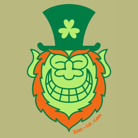 St Paddy S Day Leprechaun Grinning From Ear To Ear Men S T Shirt Spreadshirt