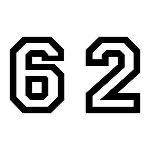 Number 62 Sixty Two Men s T Shirt Spreadshirt
