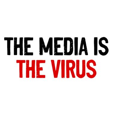 The Media Is The Virus Sticker Spreadshirt