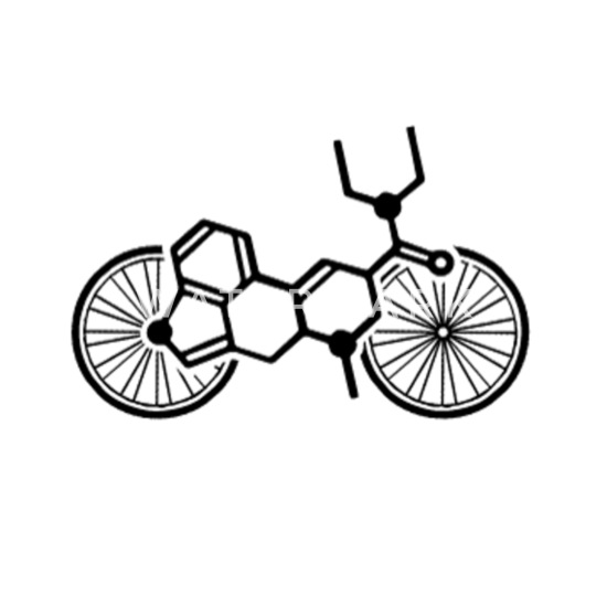 LSD Molecule Structure Lysergic Women's Racerback Tank Top Tee 