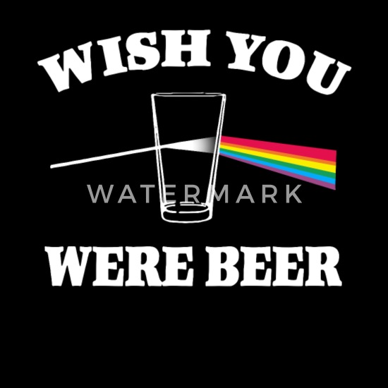 Wish You Were Beer Mens Funny T-Shirt Pink Floyd Alcohol Parody Dave Gilmour