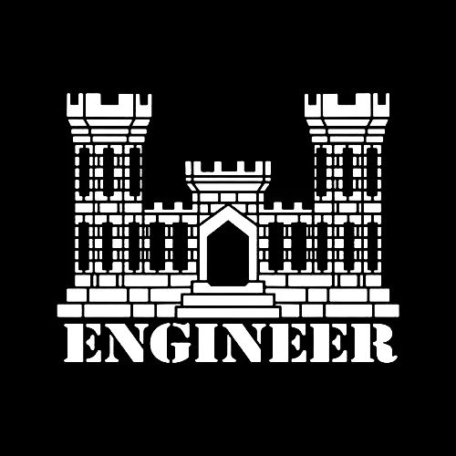 US Army Engineer Branch Insignia Castle Veteran Gr Men s T Shirt 