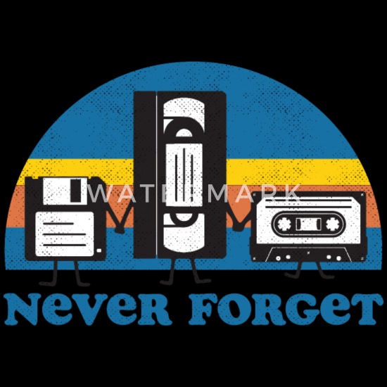Never Forget VHS love 1 inch Button