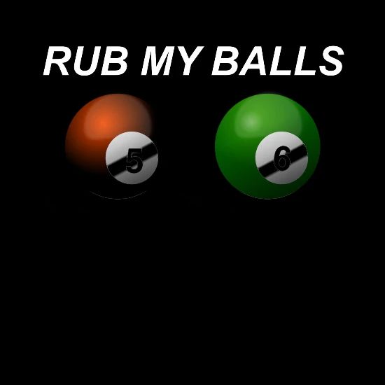 Rub my balls - Billiard, Snooker, Gift, Ball Men's T-Shirt | Spreadshirt