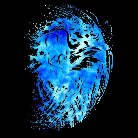 Blue Fire Lion Head Men S T Shirt Spreadshirt