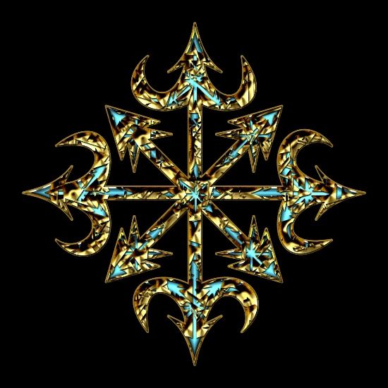 Chaos Star Symbol Of Chaos Gold Everything Has Men S T Shirt Spreadshirt