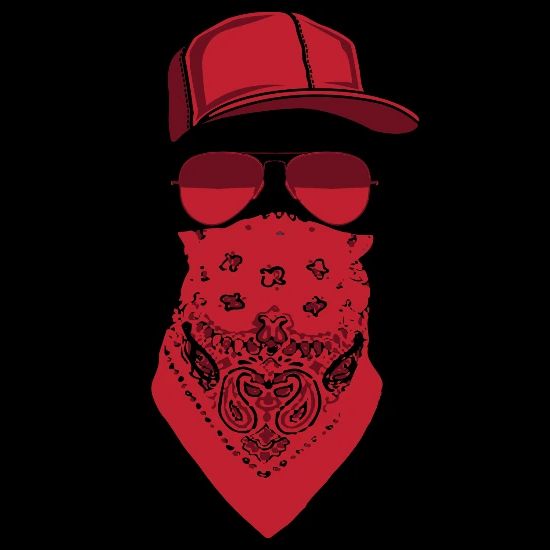 red blood gang member Men's T-Shirt | Spreadshirt