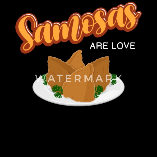 Funny Indian Food Lover Samosas Are Love graphic' Men's T-Shirt |  Spreadshirt