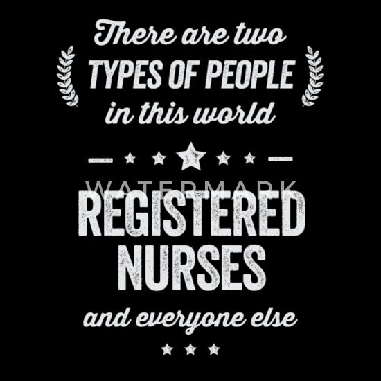 Funny Two Types of People Registered Nurses' Men's T-Shirt | Spreadshirt