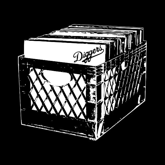 CRATE DIGGERS RECORD COLLECTOR DJ CLASSIC Men's T-Shirt