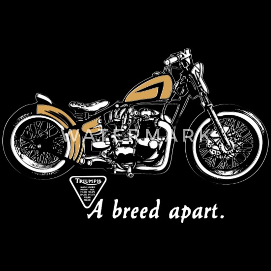 Vintage T-Shirt Transfer Triumph Motorcycle 