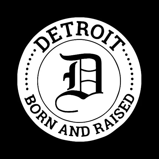 detroit born and raised birthday Men's T-Shirt