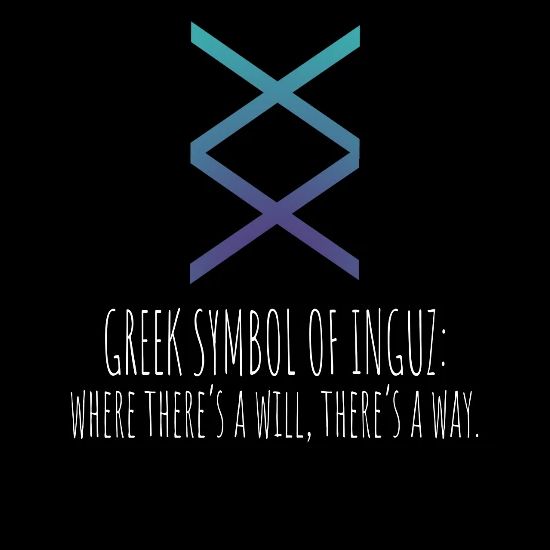 Inspirational Greek Symbol There S A Will Men S T Shirt Spreadshirt