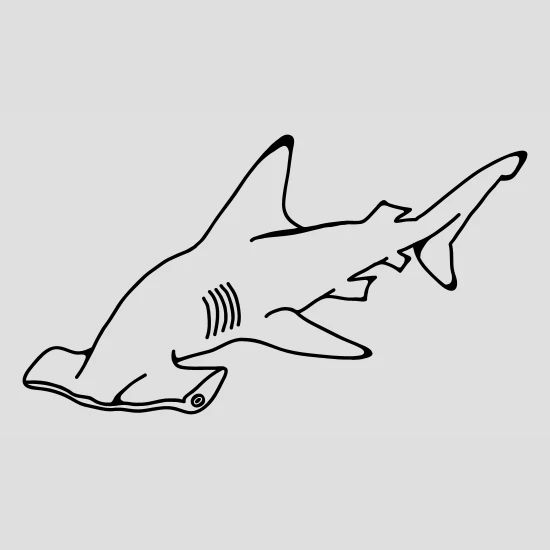 Hammerhead Shark 1c Men's T-Shirt