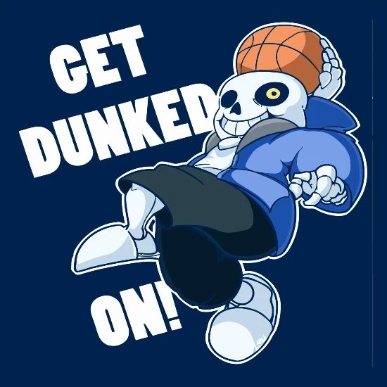 Undertale Sans Dunked Men S T Shirt Spreadshirt