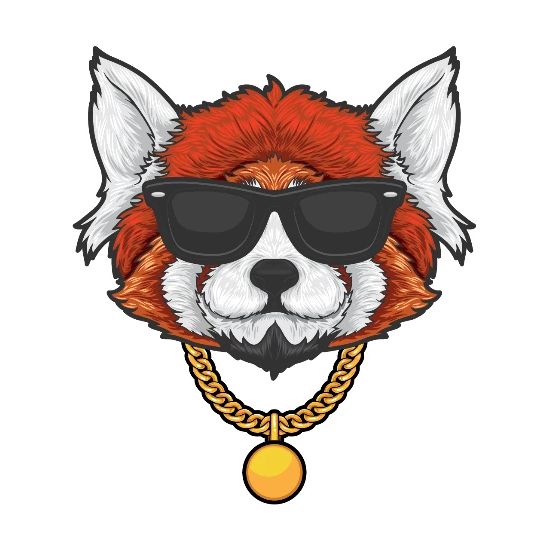 Cartoon Red Panda Hip Hop Mug Spreadshirt