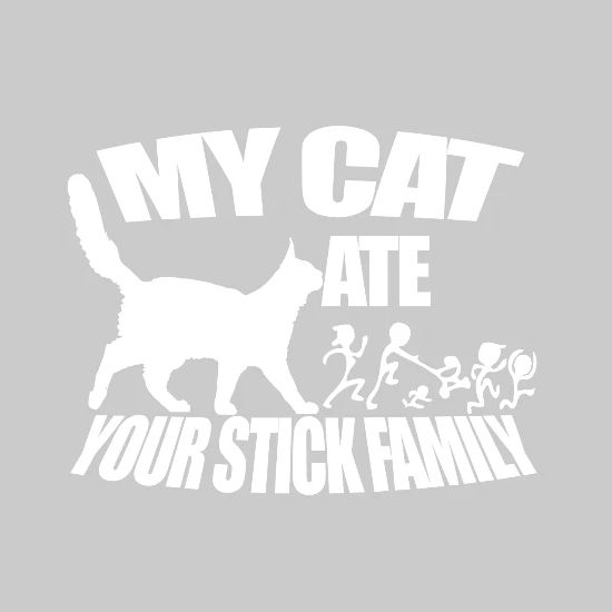 Cat Ate Your Stick Family Women S T Shirt Spreadshirt