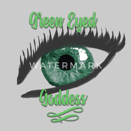 Goddess green eyed Woman who