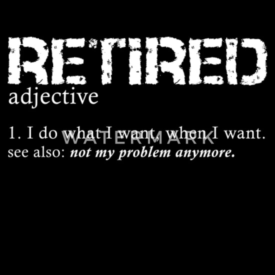 Retired Definition T-Shirt Funny 2019 Retirement Women's T ...