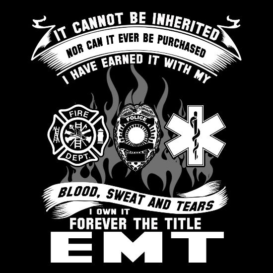 EMS biker emblems hfd firefighter paramedic emt Women's T-Shirt ...